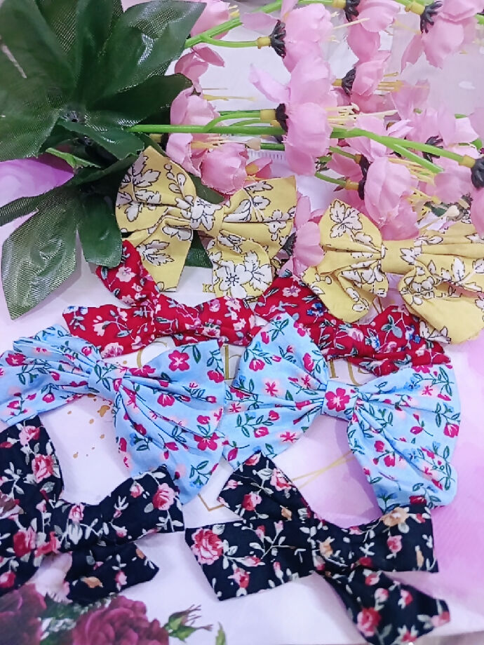 Bow design printed clip