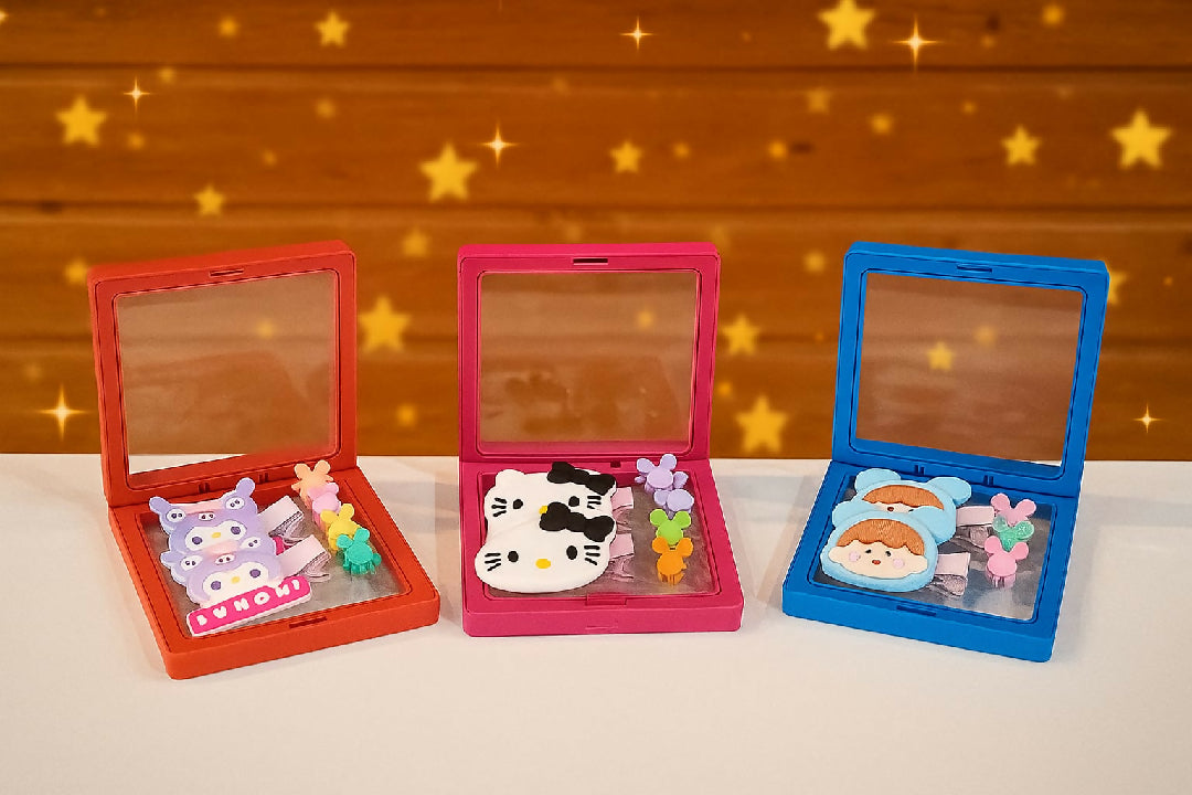 Gift pack of pins and clips