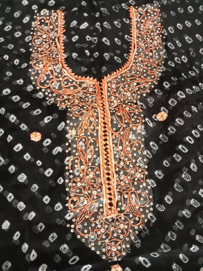 2piece chunri shafoon suit Gotta work with sequence