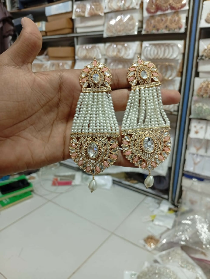 Fancy long ear rings