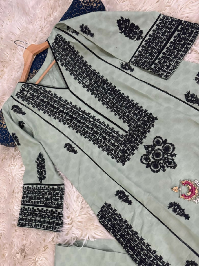 Winter collection stitched dresses