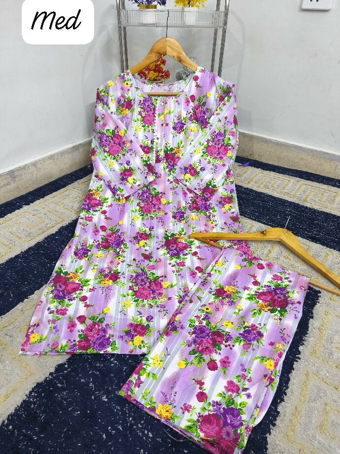 2pc cotton fabric for girls