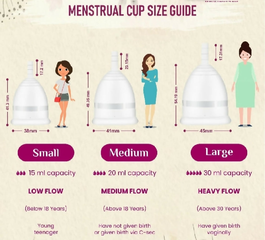 Reusable Medical Grade Silicone Menstrual Cup – Soft & Comfortable Period Care