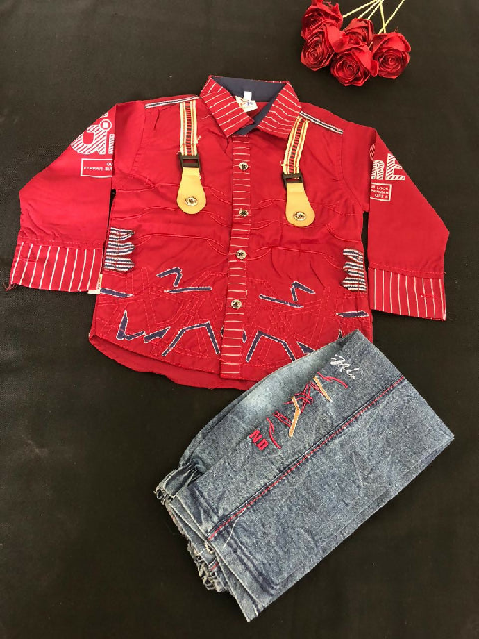 Dress shirt with pent