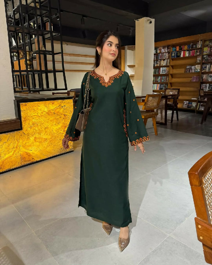 AFREEN EMBROIDERED STITCHED 2PC