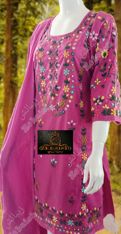 Patti (Leaf) Applique handwork Suit