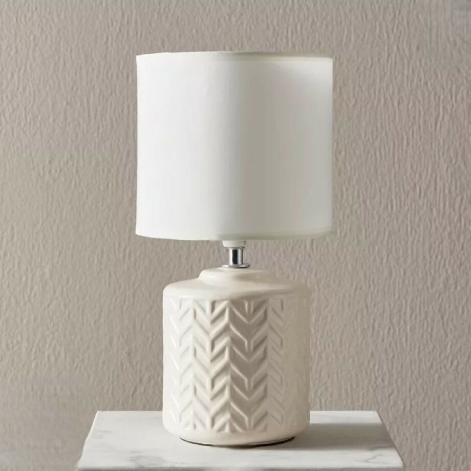 Skylar Ceramic Lamp Set of 2 – Modern Table Lamps for Home Décor