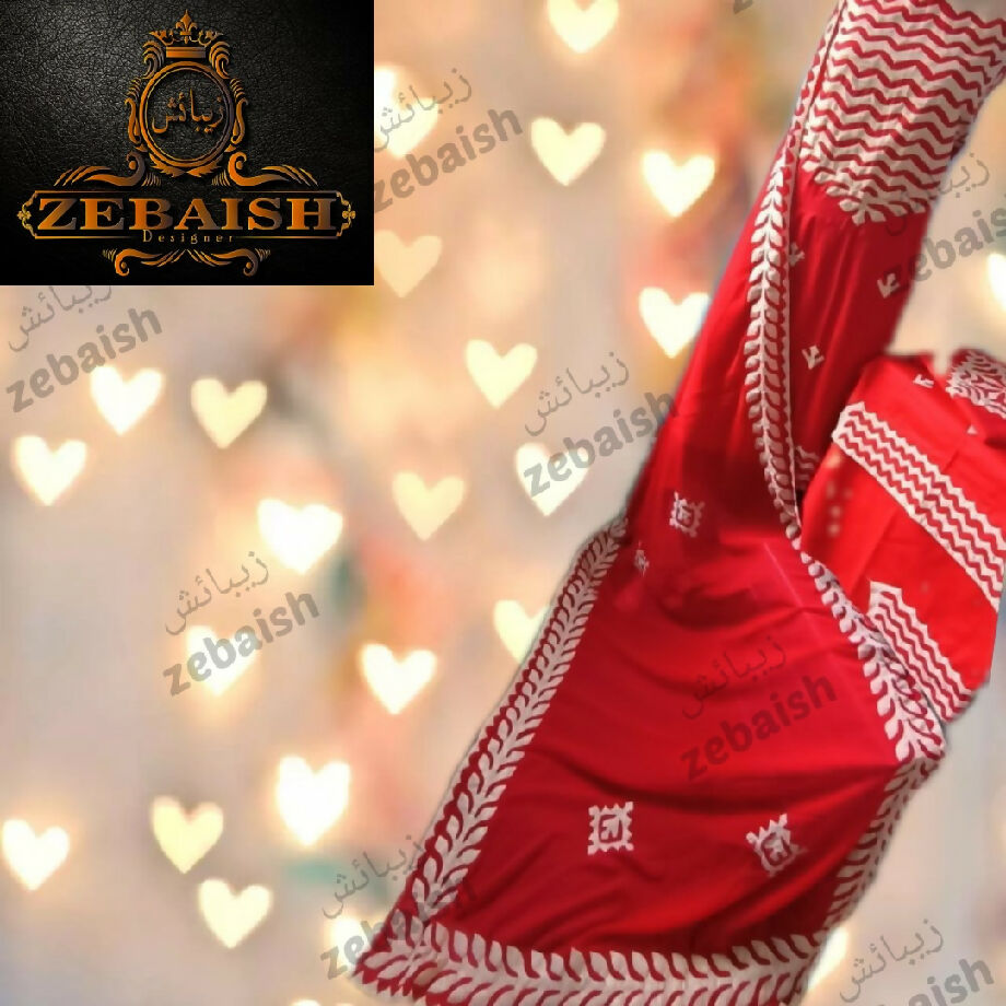 Applique three piece suit