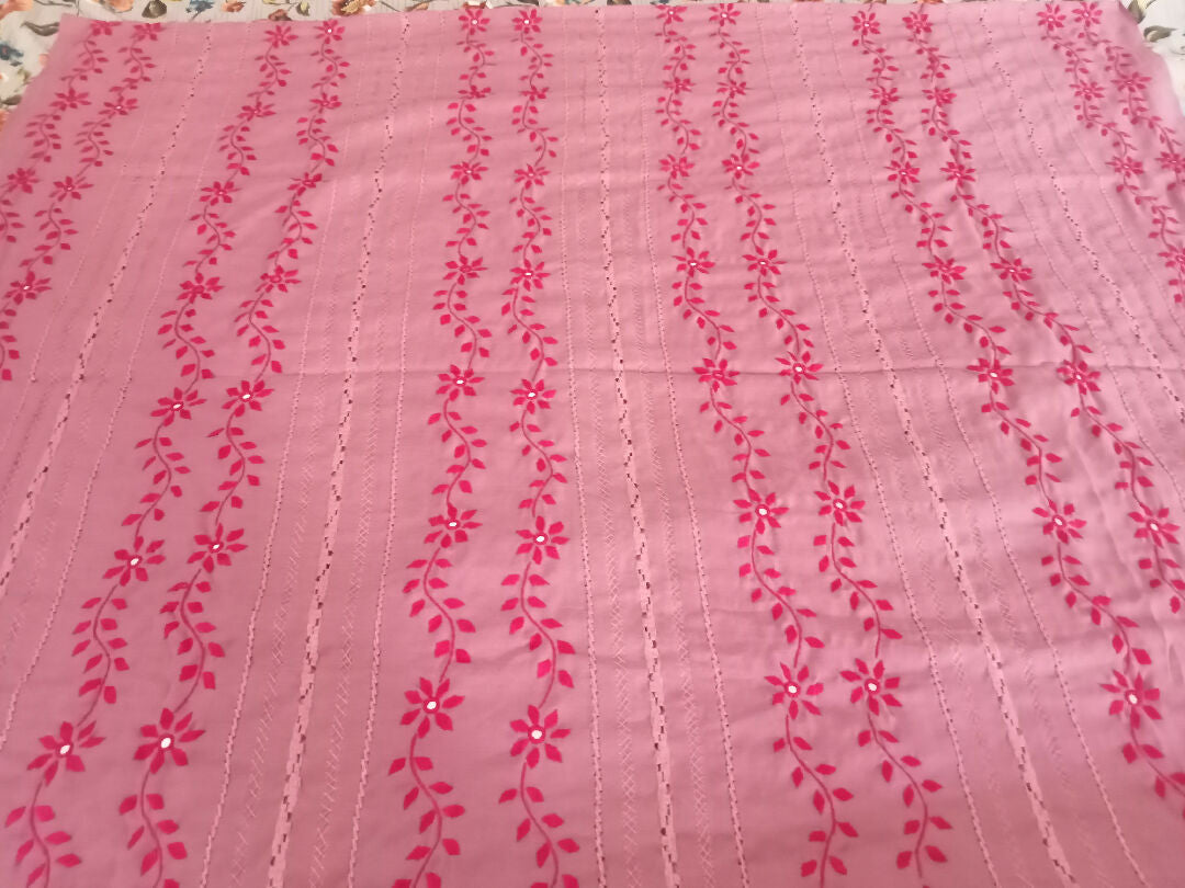 Heavy Hand Embroidered Swiss Chader