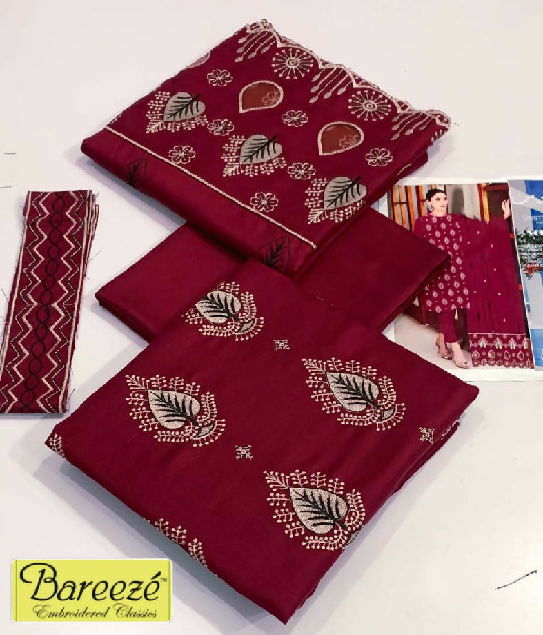 3 pc unstich khaddar