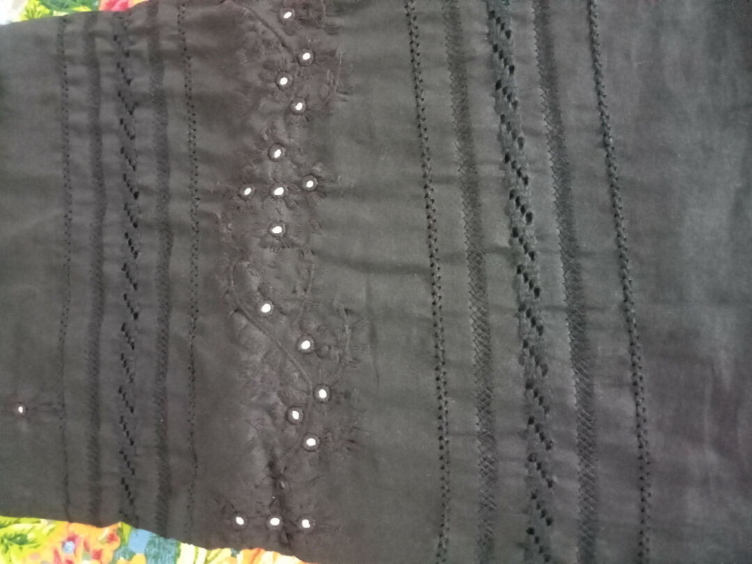 Heavy Hand Embroidered Swiss Chader