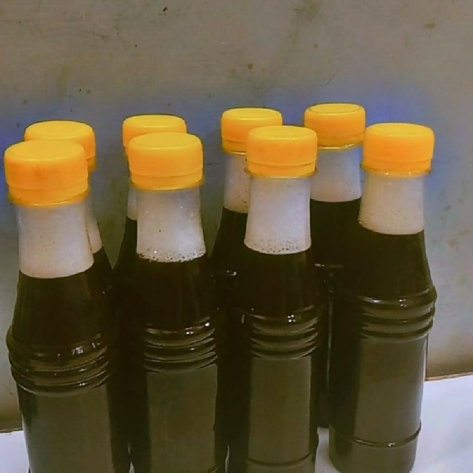 Herbs oil and shampoo