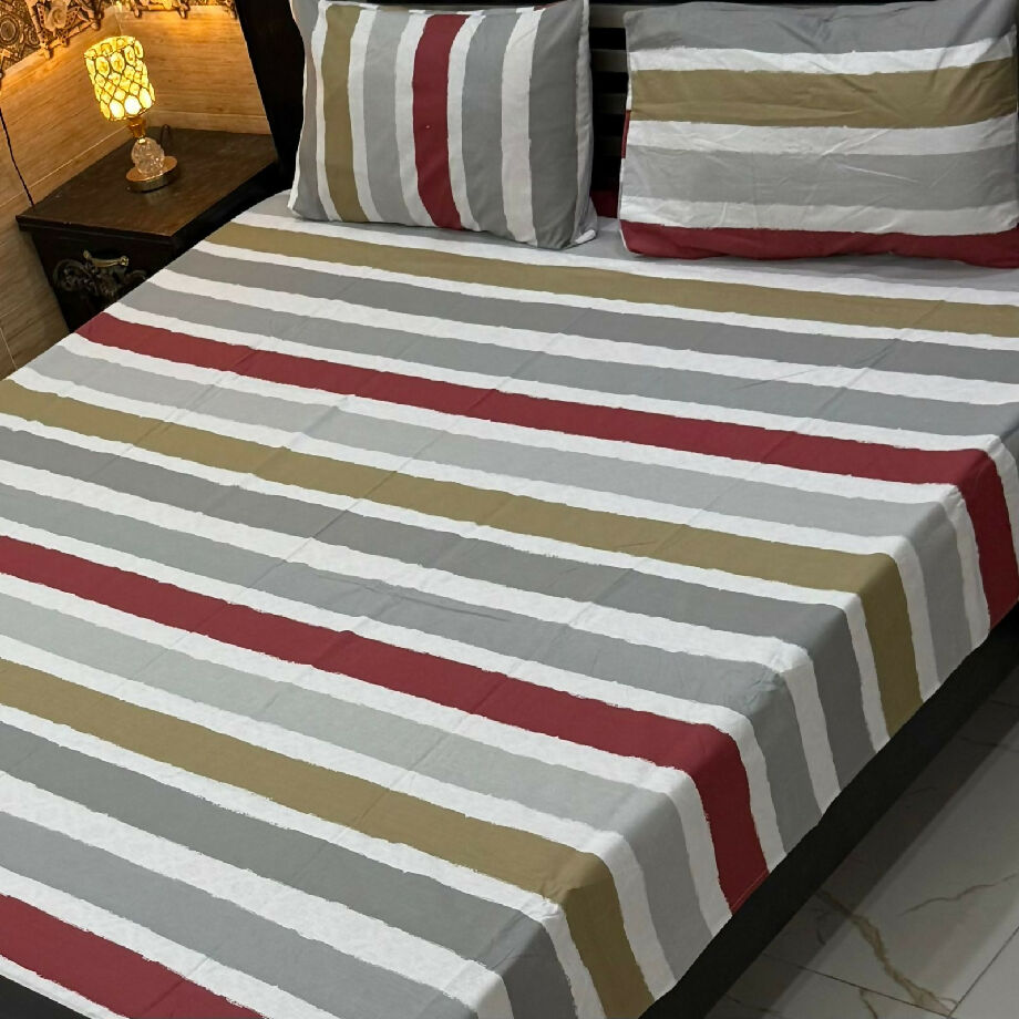 Double Bed King Size Cotton Bedsheet