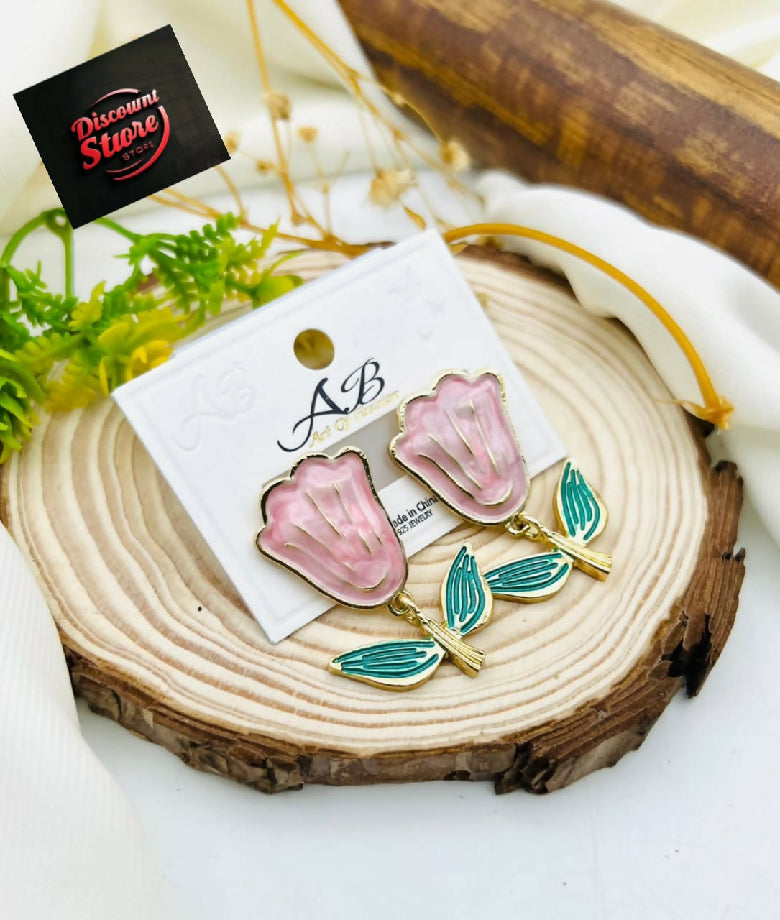 GOLD PLATED FLOWER STUD