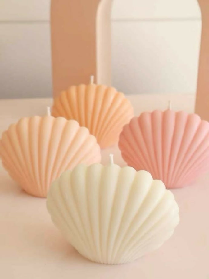 Sea shell candle