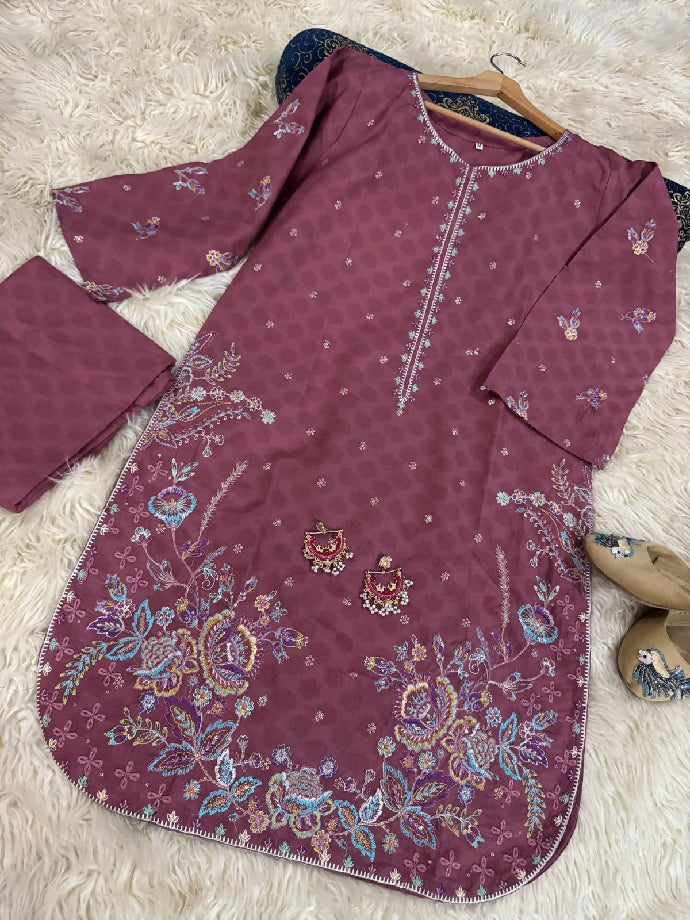 Winter collection stitched dresses