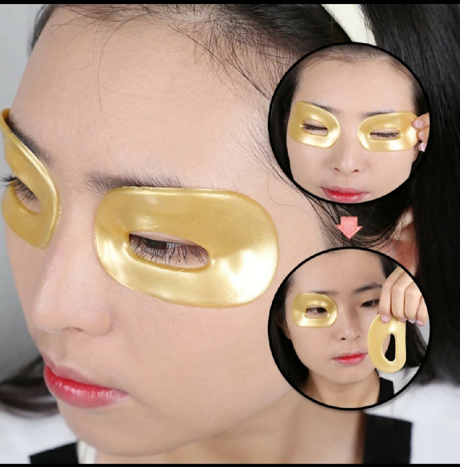 Mishkin gold hydrogel eye mask patches