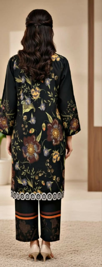 Trendy Stitched Winter Coord Set – Warm & Stylish 2 Piece Outfit for Women