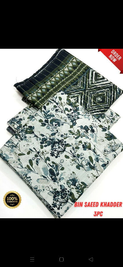 Khadder bin Saeed 3pc suit