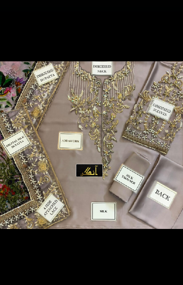 Shamoz silk embroidered