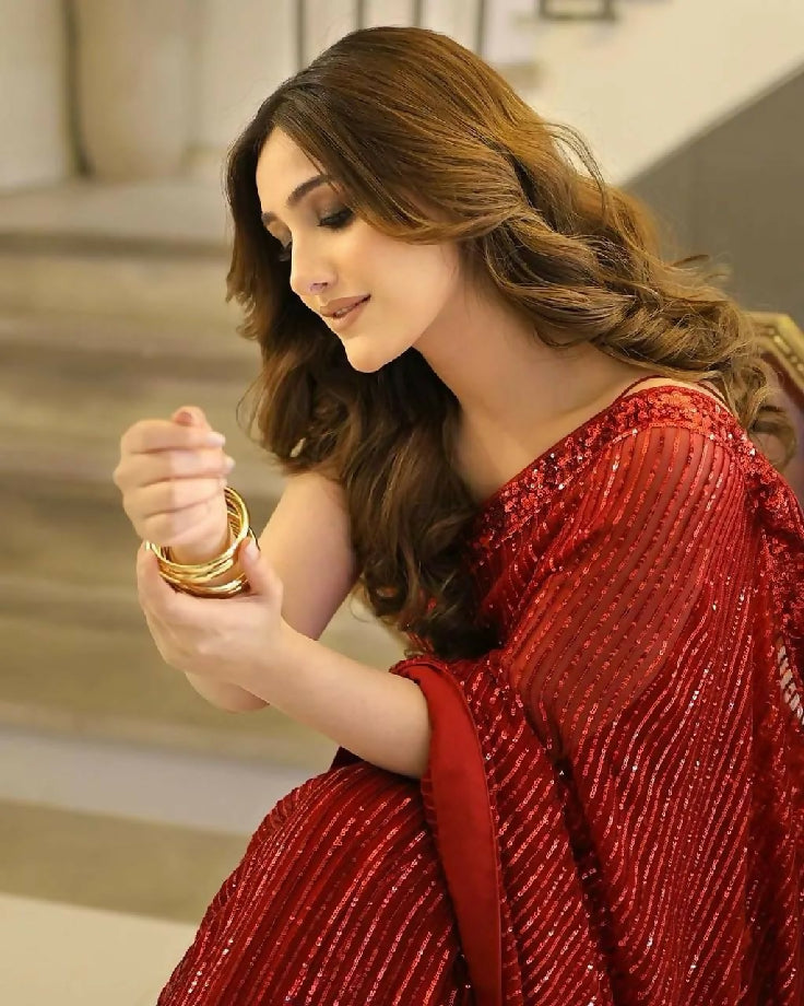 Semi pure shiffon silk