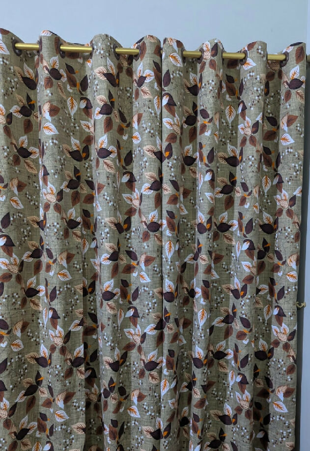 Curtains cotton sattan