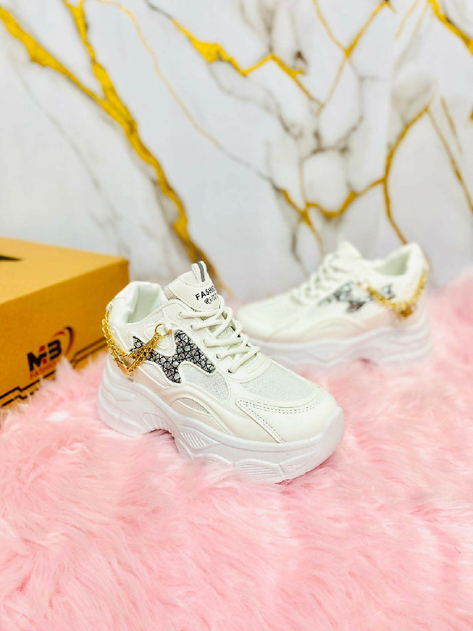 Premium Quality Sports Sneakers – Grey, Navy White-Black & Beige