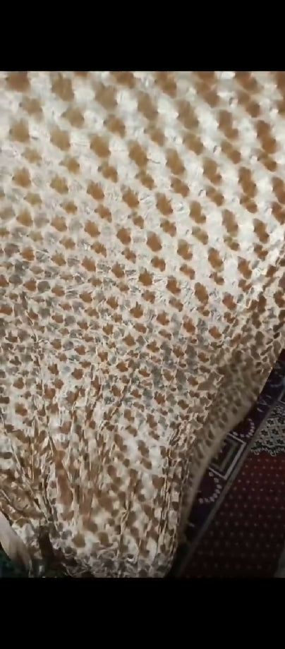 Korean velvet two piece allover design..