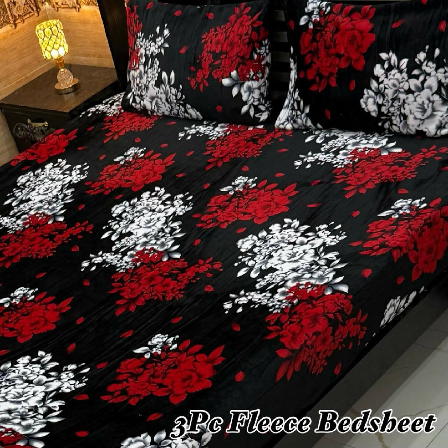 3pc Fleece Bedsheet