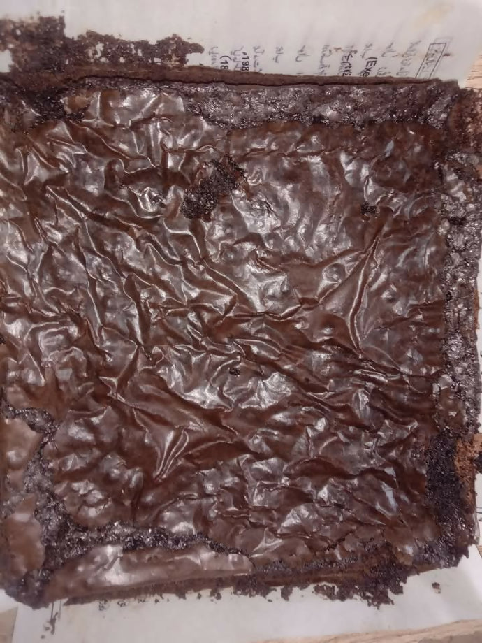 flaky fudgy brownies
