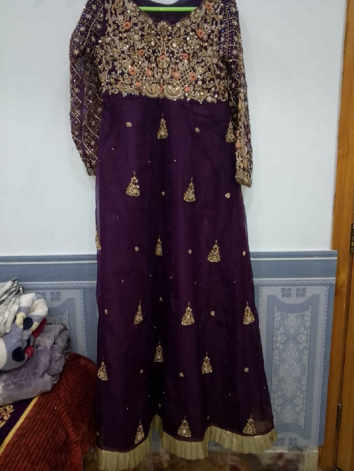 Preloved Purple color Long Frock