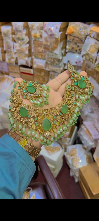 Elegant Turkish Necklace Set – Traditional Jewelry for Women