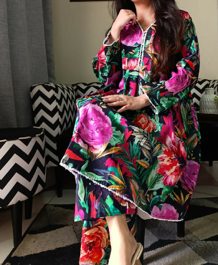 winter collection stitched dresses