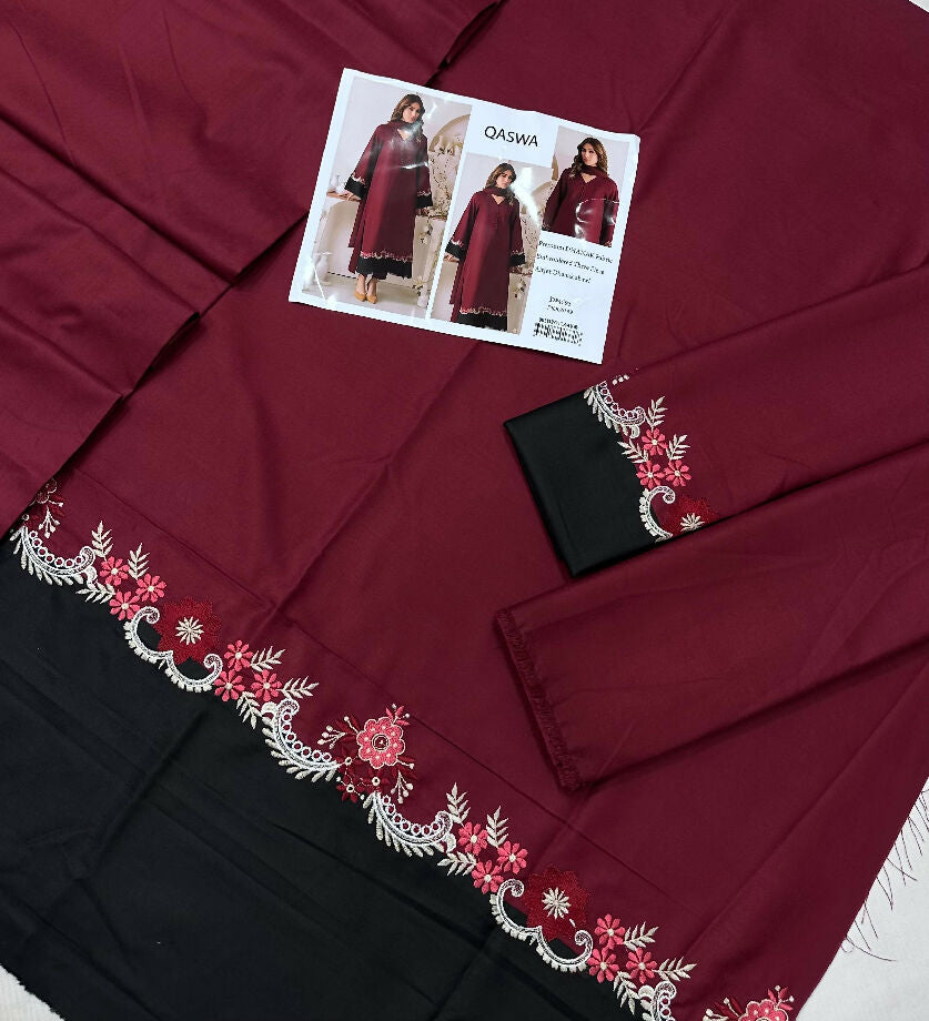 QASWA Dhanak embroidery collection