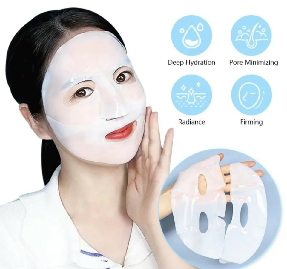 Bio collagen disposable antiwrinkle firming sheet face mask