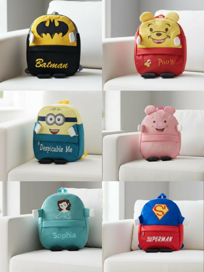 ? Disney Characters Stuff Children's Backpacks ? ✨ Size : Small ✨ 12 Characters ✨ Soft Material ✨ Zipper Pockets ? *On Sale* ?