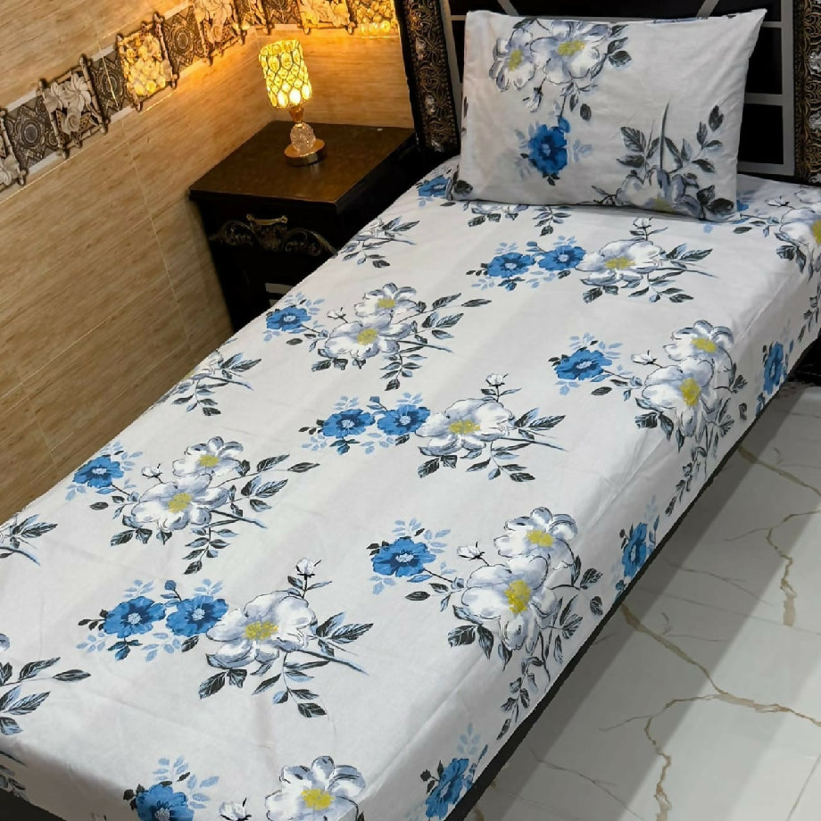 4pc cotton single pair bedsheet