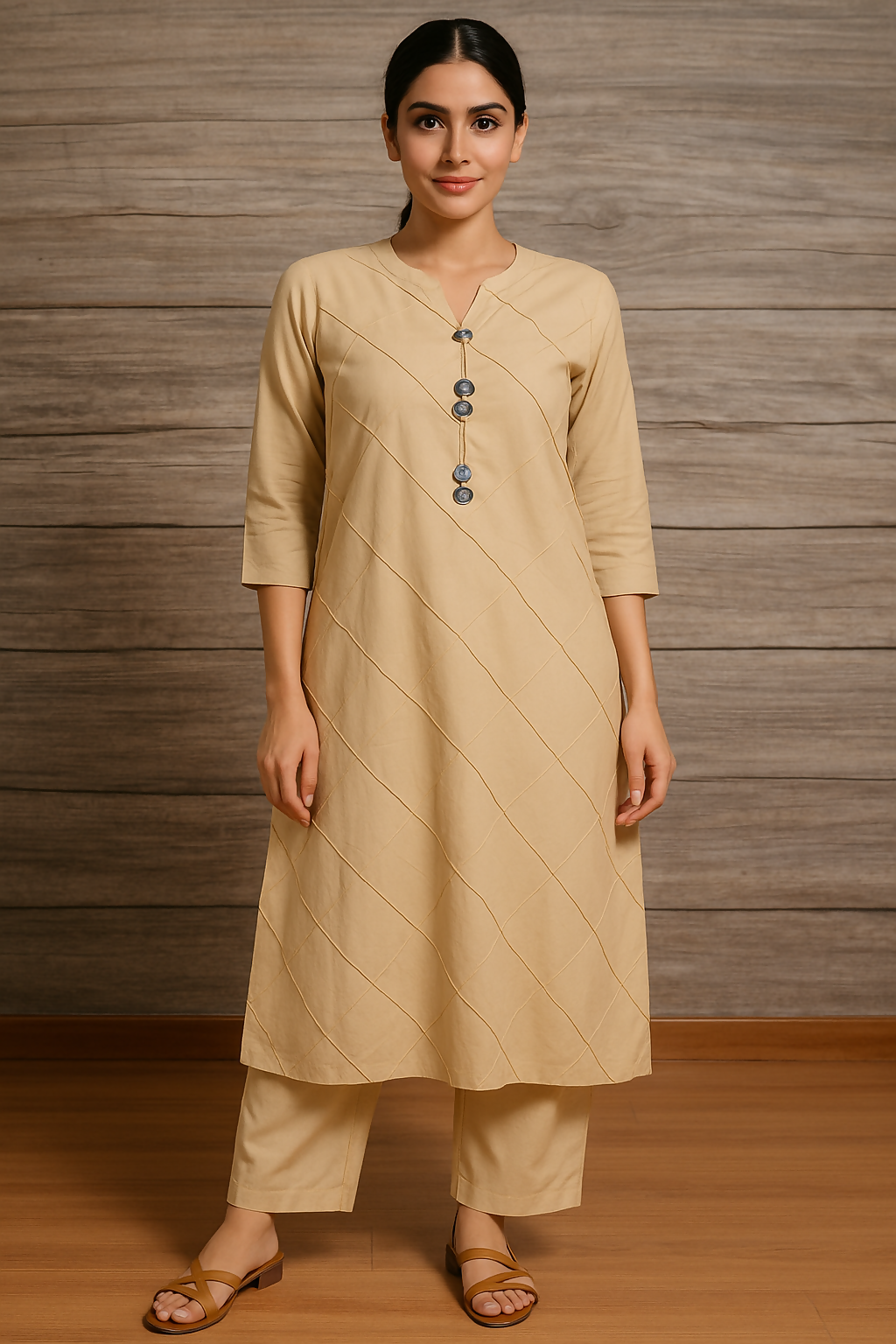 20250519_1111_Beige Dress Display_remix_01jvkjkxwbepwterqsvpvpktvt