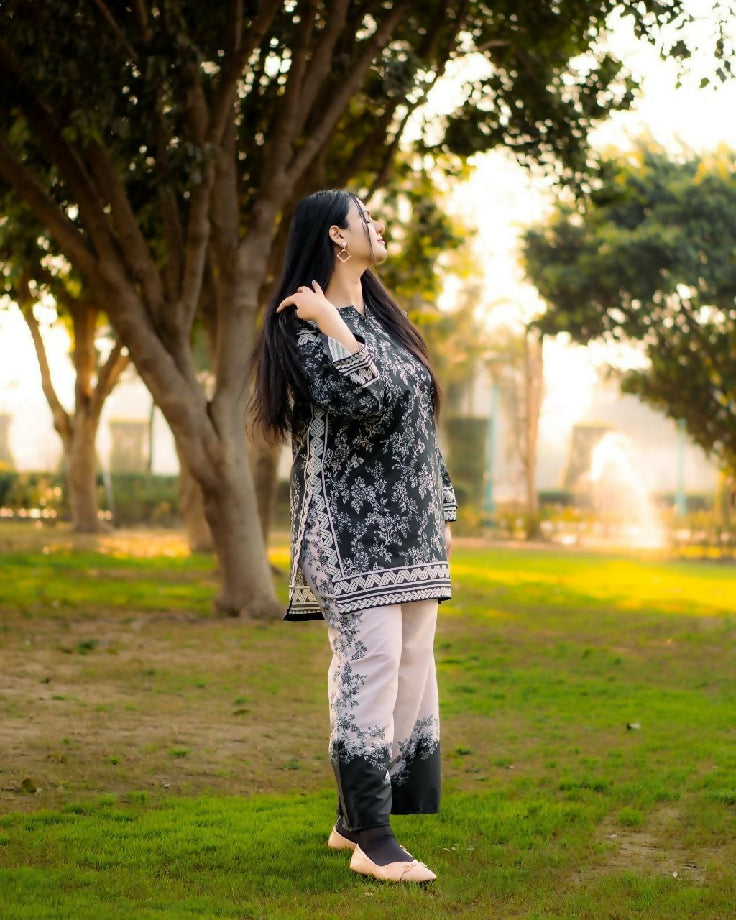 Cord set 2pc allovr print