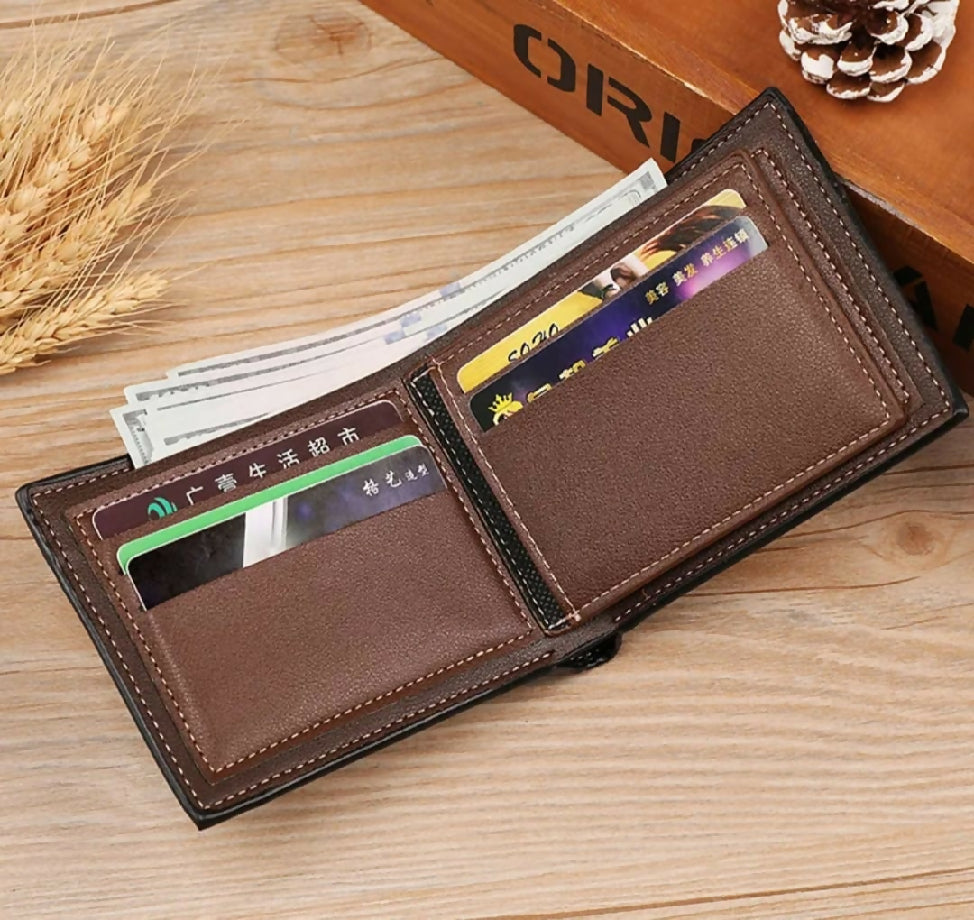 man's collection wallet