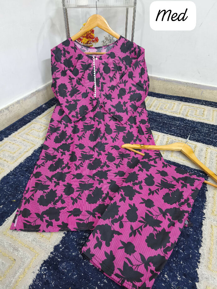 2pc cotton fabric for girls