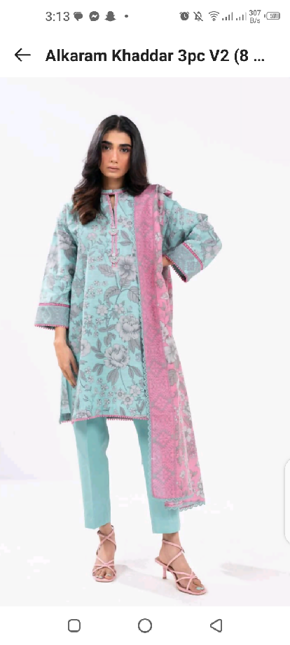 Printed khadder 3pcs