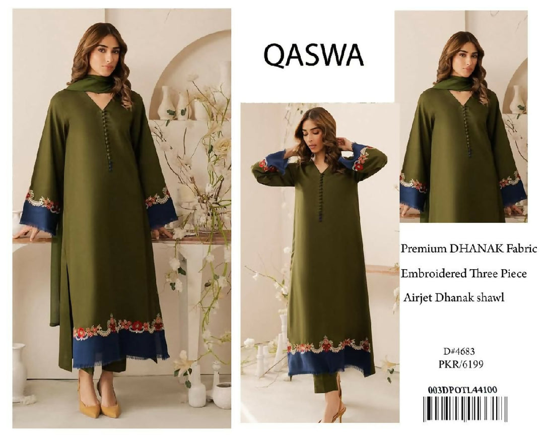 QASWA Dhanak embroidery collection