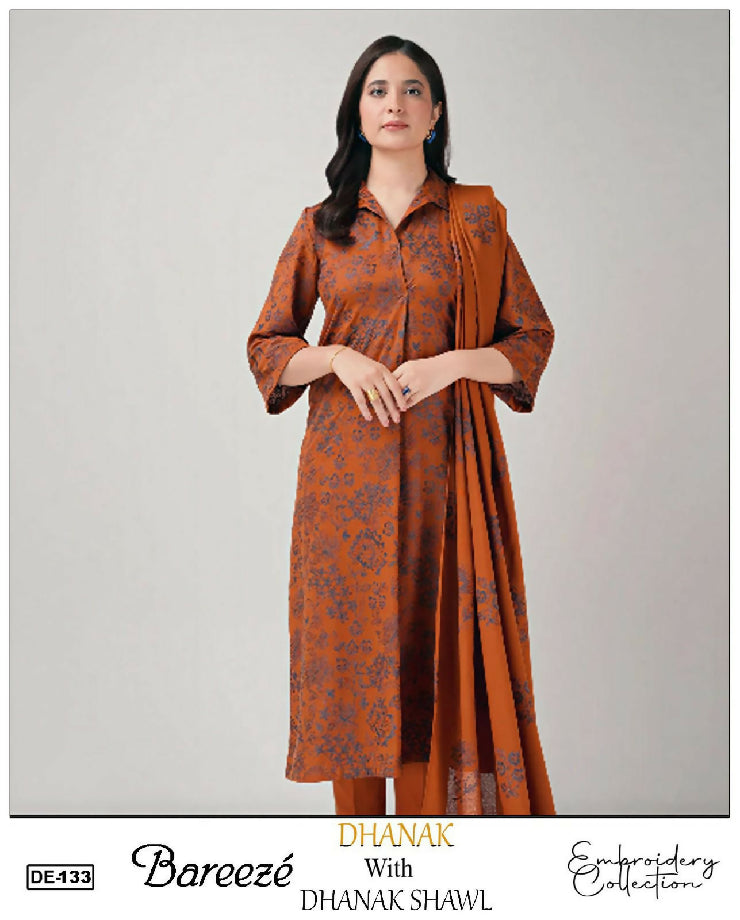 Bareeze Dhanak 3 piece
