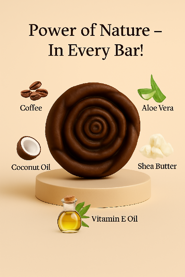 Coffee exfoliating soap