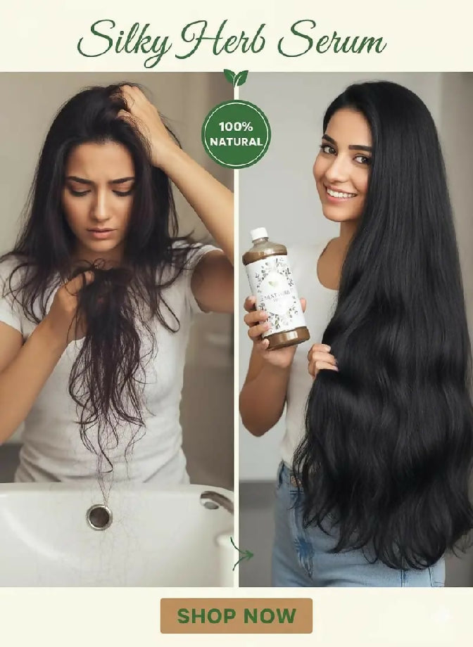Silky herb serum