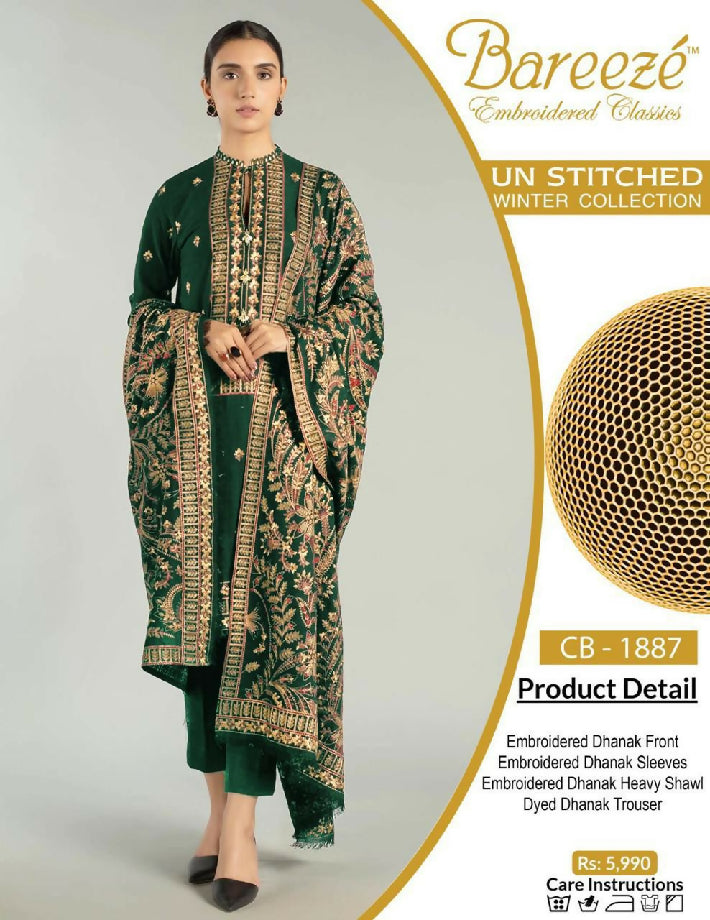 Bareeze Embroidered Winter Collection