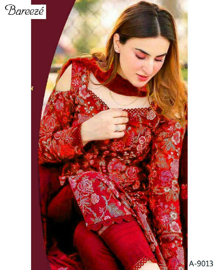 Winter collection 2025 3pcs embroidered