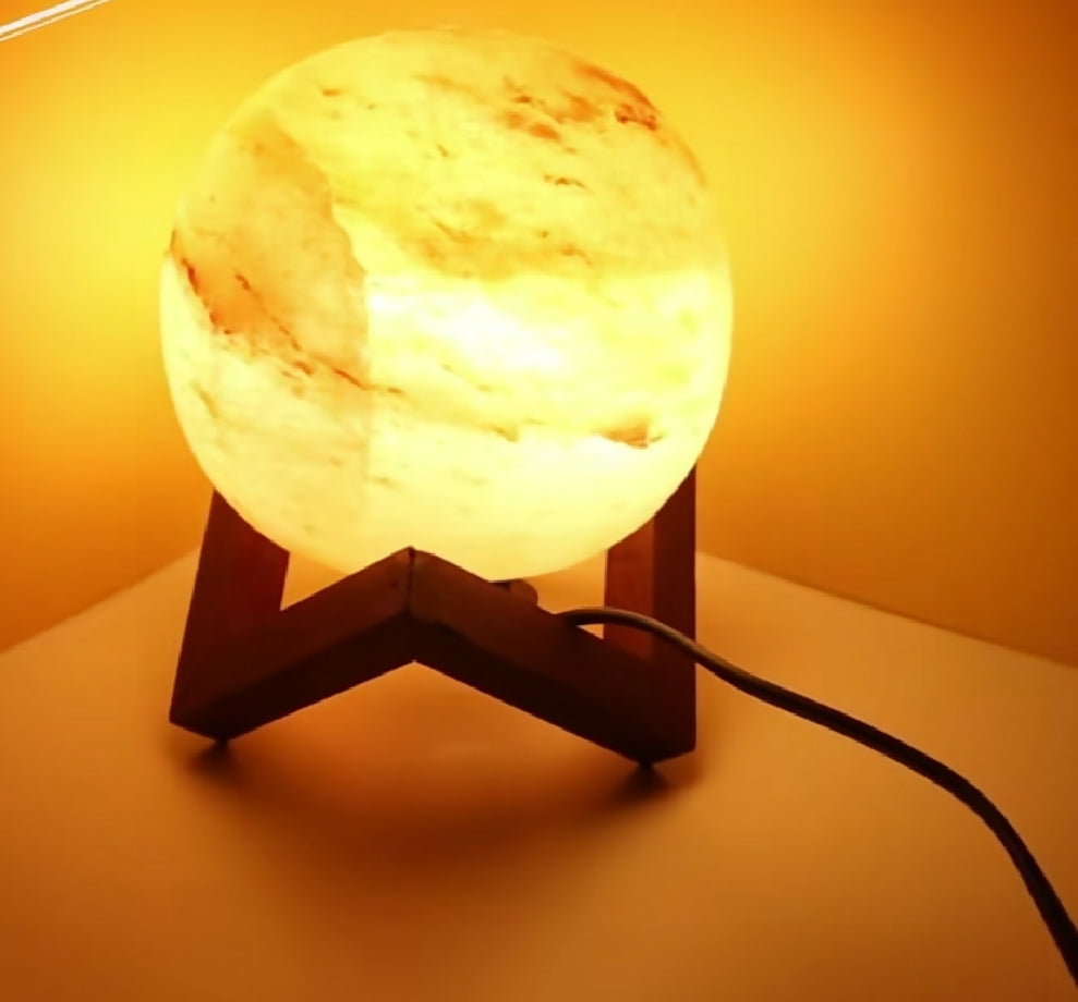 Pink salt lamp