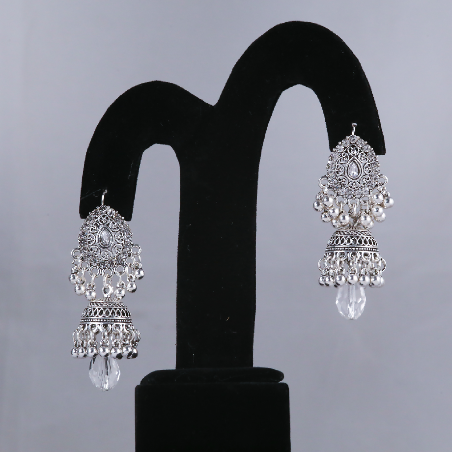 Traditional Chandelier-Style Jhumka